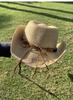 Western Cowboy Hats for Men and Women Can Take Summer Vacation Travel Sun Protection Sun Hat Retro Sun Hat Knight Hat New