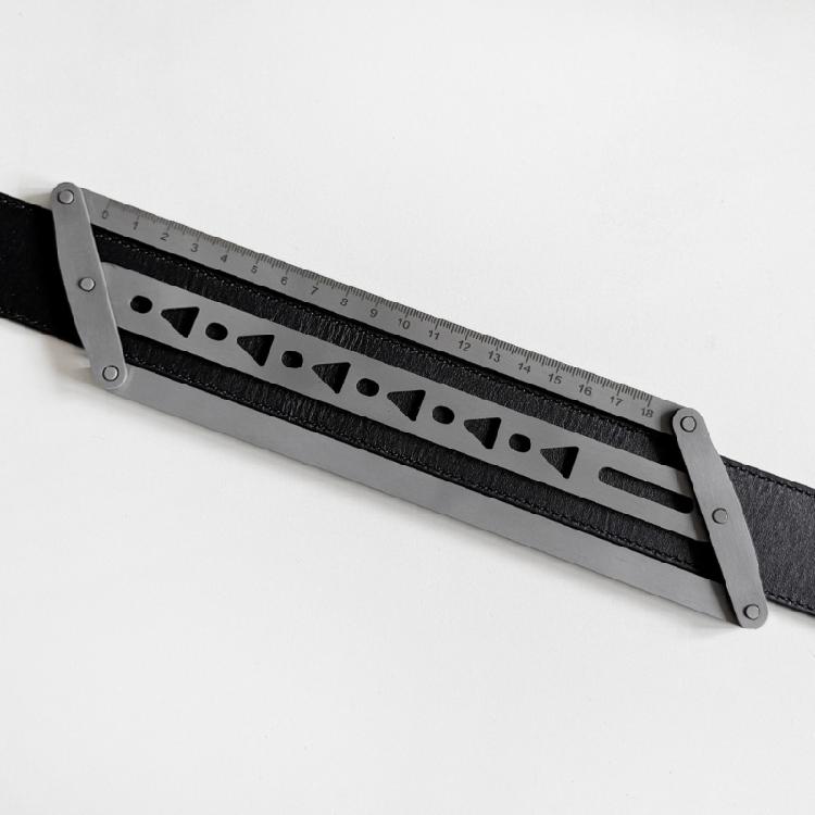 Alignment Guide Tool For Perfect Center Holes In Belts Shoulder Bags And  Accessories