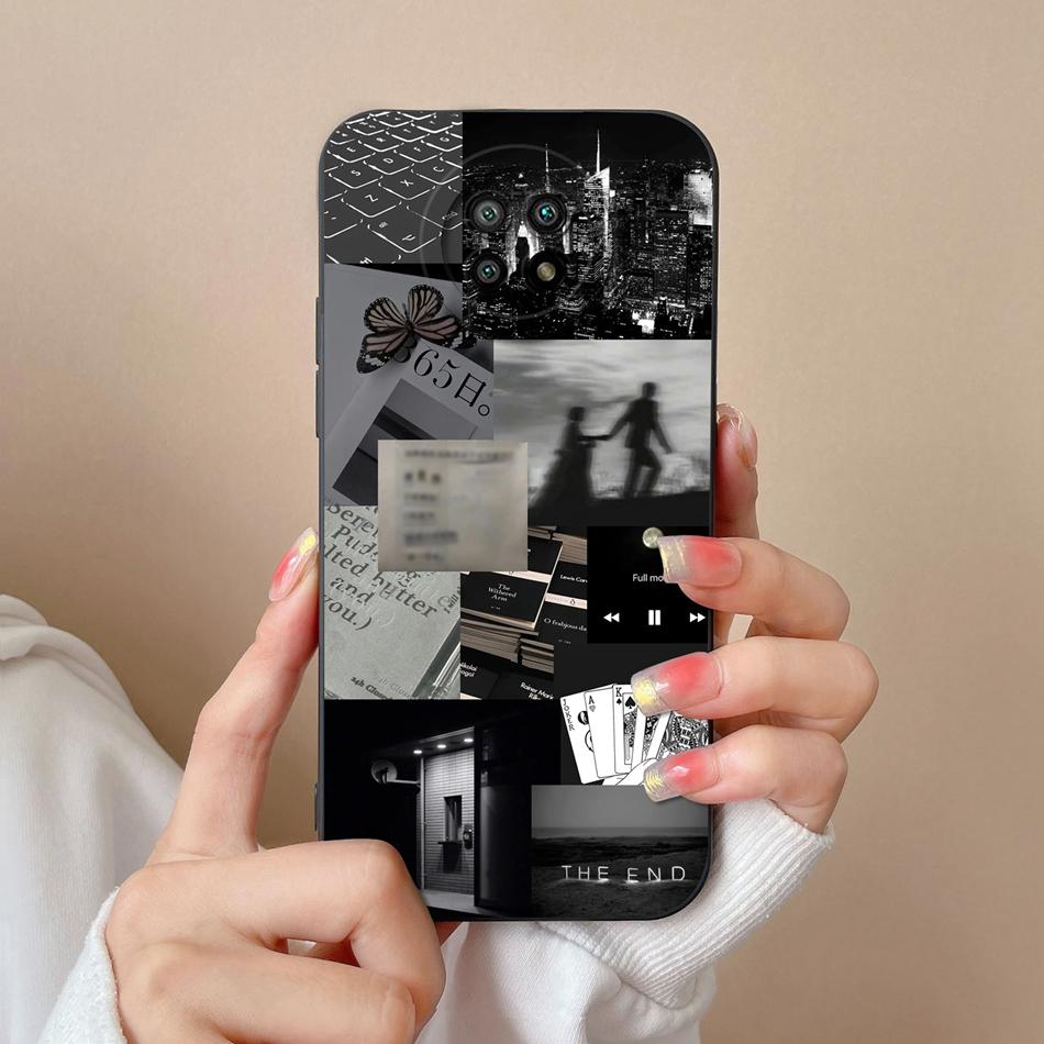 For Redmi Note 9T 9S Case Cute Trendy Back Cover For Xiaomi Redmi Note 9 S Note9t Soft Liquid Silicone Full Cover Design Fundas