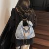 Fashion Unique Spliced Design Large Capacity Messenger Bags for Commuting Luxury Handbag Women Retro Shoulder Crossbody Bag