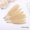 50Pcs20 Colors Colored Goose Feather Small Straight Knife Feather Diy Colored Feather Kindergarten Handmade Feather