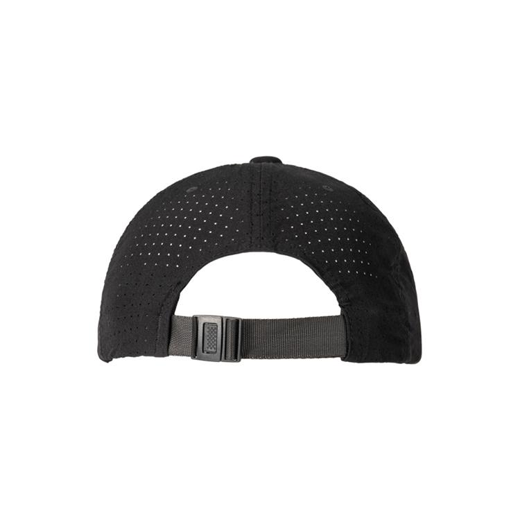 Asics Reflective Breathable Trendy Polyester Duckbill Cap Unisex caps Black 3013B305-001