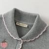DAVE & BELLA Girls' Anti-Static Knitted Cotton Cardigan