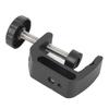Aluminium Alloy Black C Clamp Mount Fixed Desktop Bracket for Flashlight Camera Tripod Photography