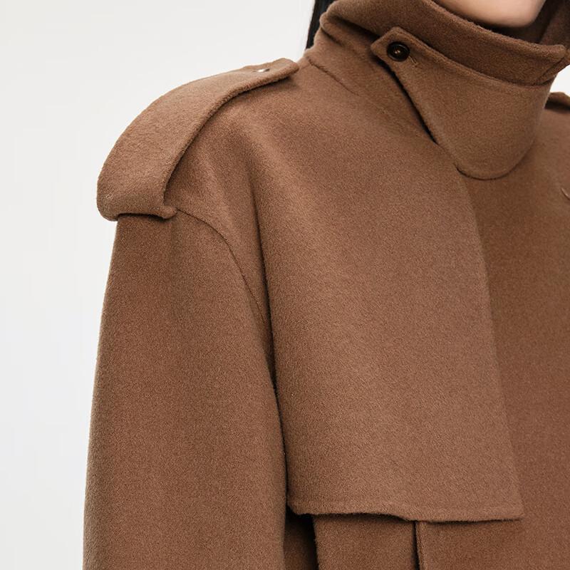 JNBY 24 Winter Lapel Wool Blend Coat