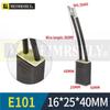 MEIMRSHLY E101 DC Motor Brushes - Sizes: 12.5, 16, 20, 25, 32, 40, 50, 60
