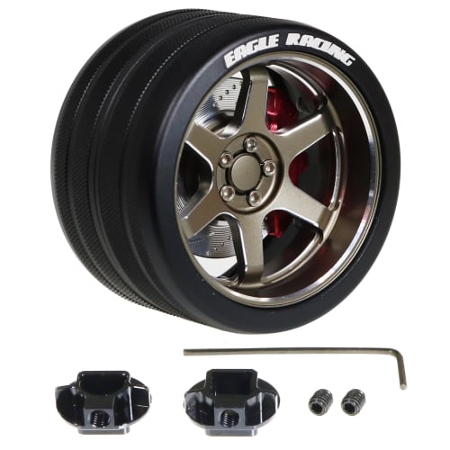 

SP Metal Grip Steering Wheel 6-Spoke Eagle Model #3957-6S (BZ)