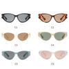 Oversized Rivet Leopard Cat Eye Women Sunglasses Design Vintage Decor Acrylic Cateye Shades Eyewear White Men Sun Glasses Female