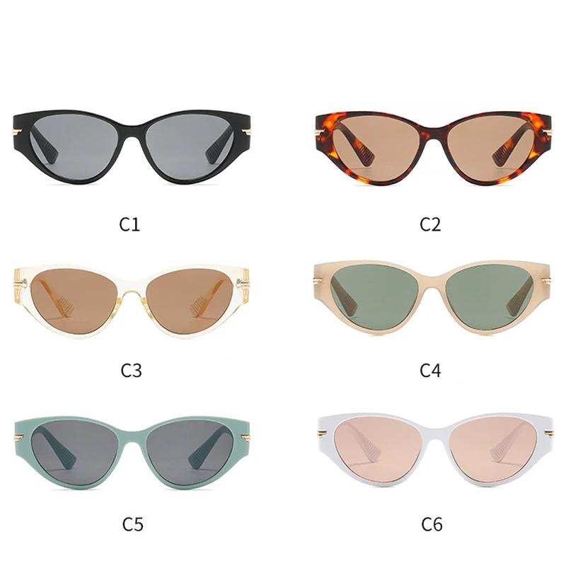 Oversized Rivet Leopard Cat Eye Women Sunglasses Design Vintage Decor Acrylic Cateye Shades Eyewear White Men Sun Glasses Female