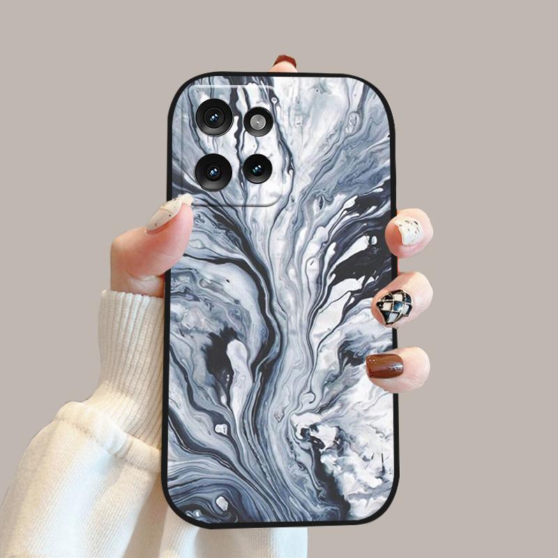 Fashion Painted Coque Case For Moto Edge 50 Soft Silicone TPU Phone Cover For Motorola S50 Edge50 Neo 5G Shockproof Protector