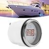 2in Battery Voltage Gauge LED Digital Display IP67 Waterproof Smart Alarm Universal for Boat