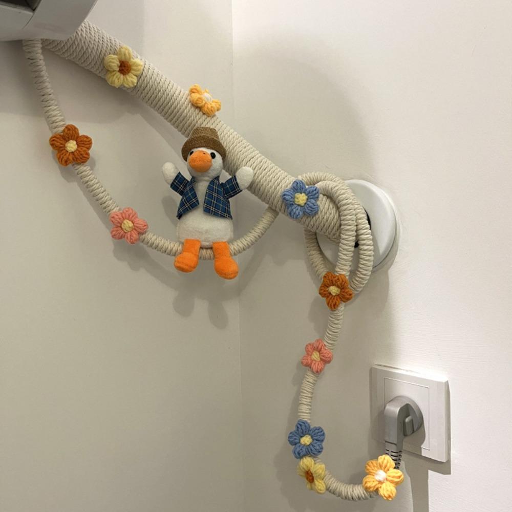 Cartoon Cotton Rope Pipe Cover Duck/Panda Heating System Decoration  Bedroom