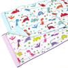 Imabari Towel Dinosaur Gauze Baby Isso Ecco Single-Sided Towel, (Face Towel, Purple)