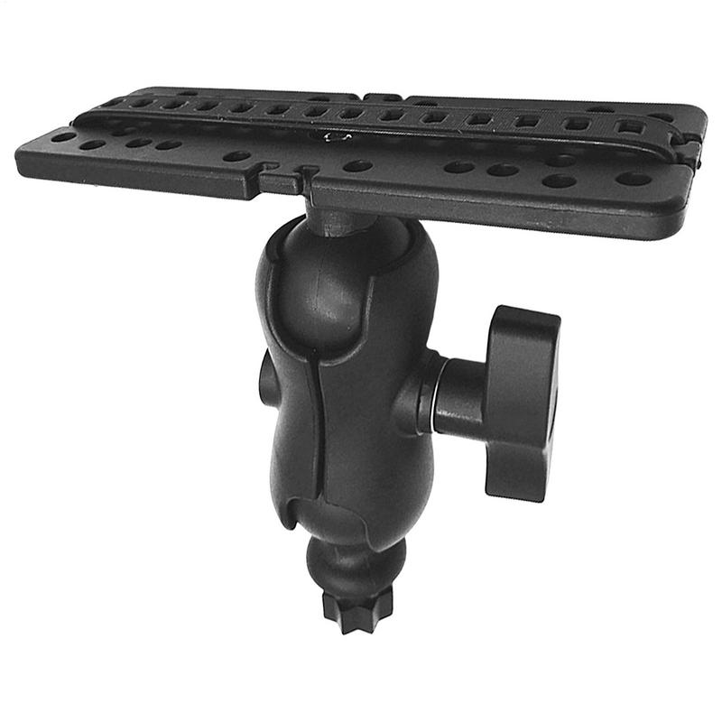 Swivel GPS Electronics Fishfinder Holder Mounting Plate Fish Finder Mount Base GPS Navigation Fish Finder Bracket For Kayaking