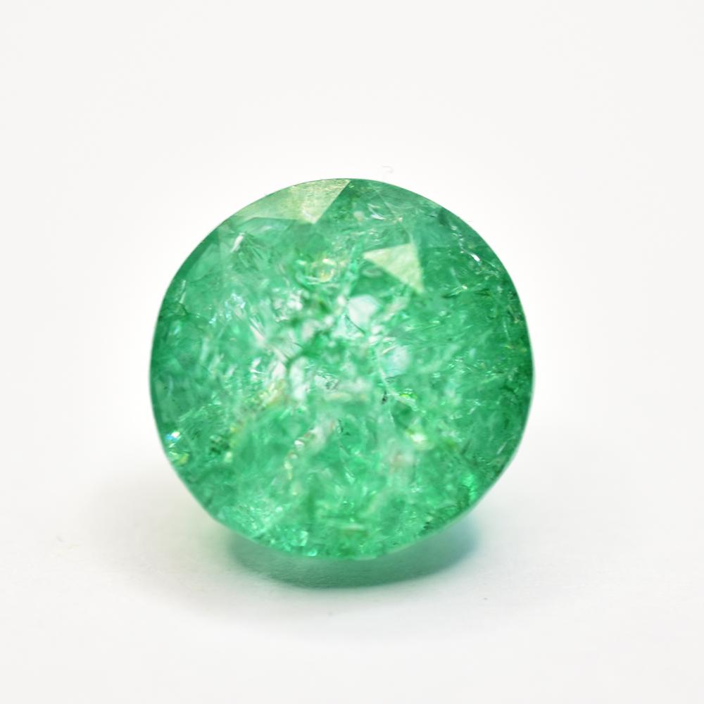 Fine Quality Emerald ROUND Cut 22.40 Ct Natural Loose Gemstone