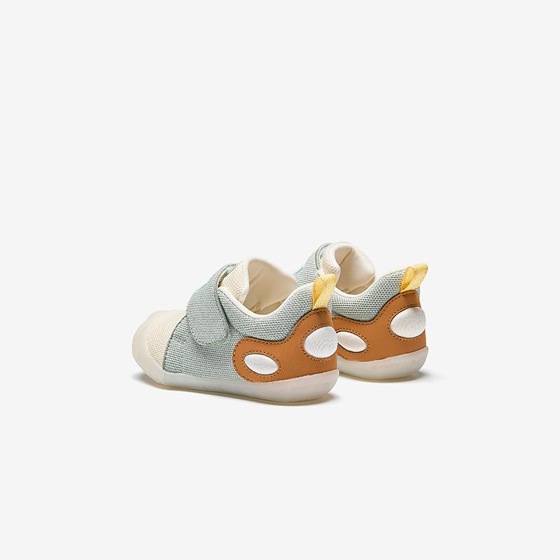 Anta Kids Little Divine Beast Comfortable Non-Slip Low-Top Walking Shoes Baby Shoes White Green 312440002-2