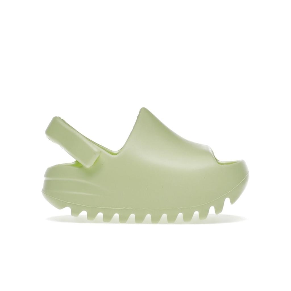 Adidas Yeezy Slides Infants Glow Green Baby Sneakers GX6140