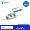 Cantonese Stainless Steel Straight-Through Ball Valve for Noodle Boiling Pot, Inner Threaded Port, High Temperature, DN15.
