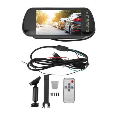 7 Inch Rearview Mirror HD Car Display 12V To 40V Reversing Camera System Wide Screen Universal for