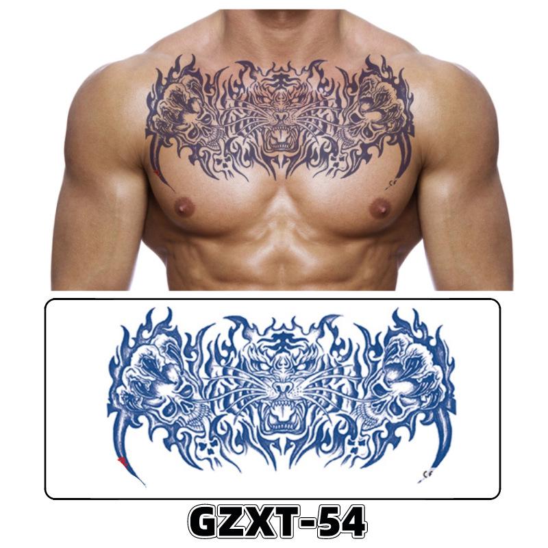 Waterproof Herbal Semi-Permanent Flower & Wings Sleeve Tattoo Sticker