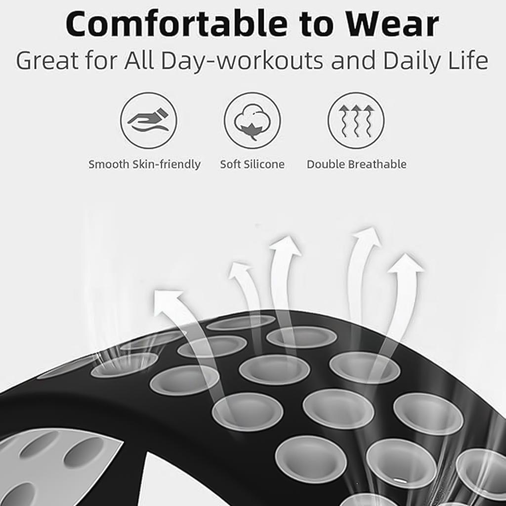 For Samsung Galaxy Watch 7Ultra Strap 47mm Accessory Breathable Sport Silicone Bracelet For Samsung Galaxy Watch Ultra Band 47mm