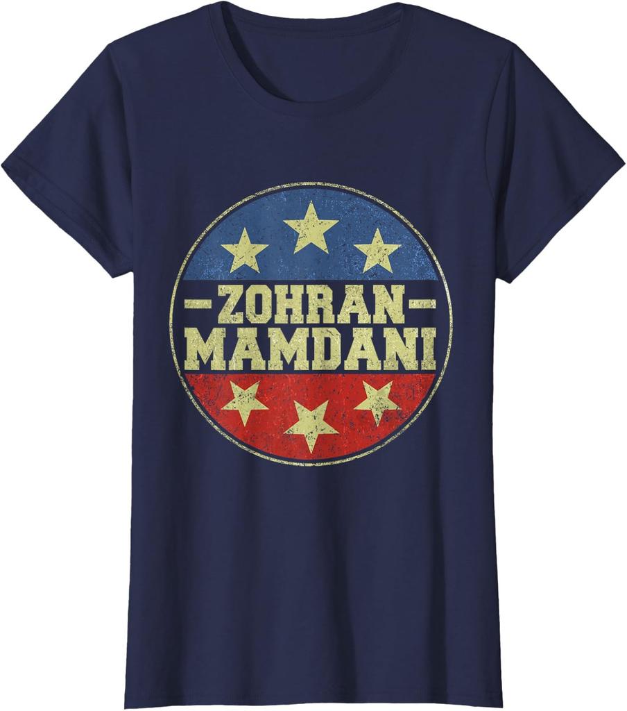 Zohran Mamdani NYC Mayoral Campaign Ladies' Crewneck T-Shirt