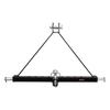 3 Point Trailer Hitch with Trailer Ball, 3 Pt Quick Hitch Attachment, Tractor Tow Drawbar Adapter, Compatible with Category 2 Tractor, Kubota,