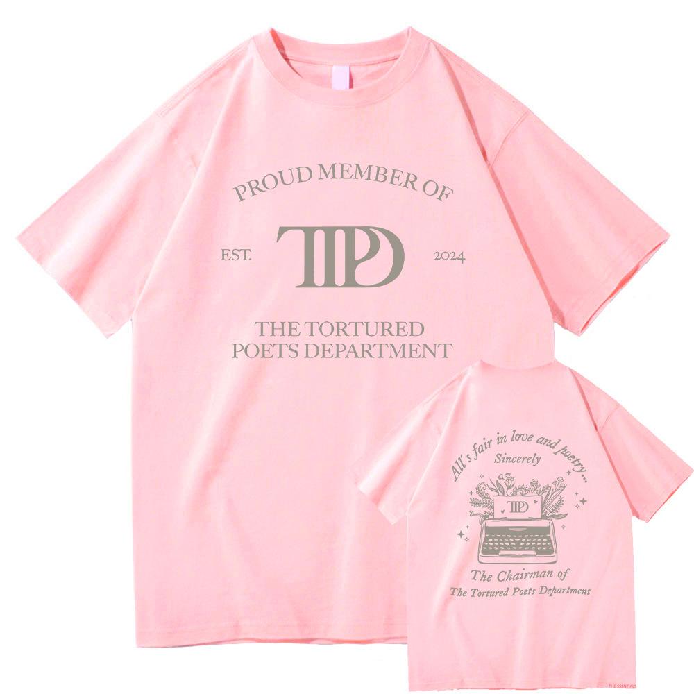 2024 New Album The Tortured Poets Department T Shirt Men Har