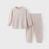 Baby Long Sleeve Pajama Set Toddler Kids Cotton Blend Underwear Neutral Boys Girls Winter Home Wear