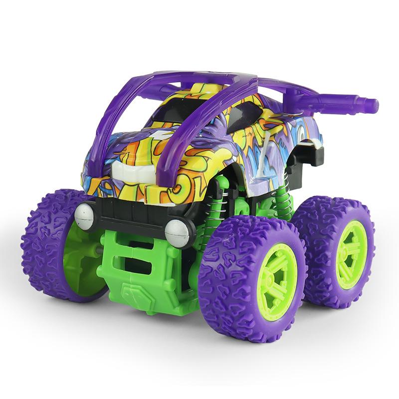 Children's Four-Wheel Drive Off-Road Stunt Car - Durable Inertial Toy Model