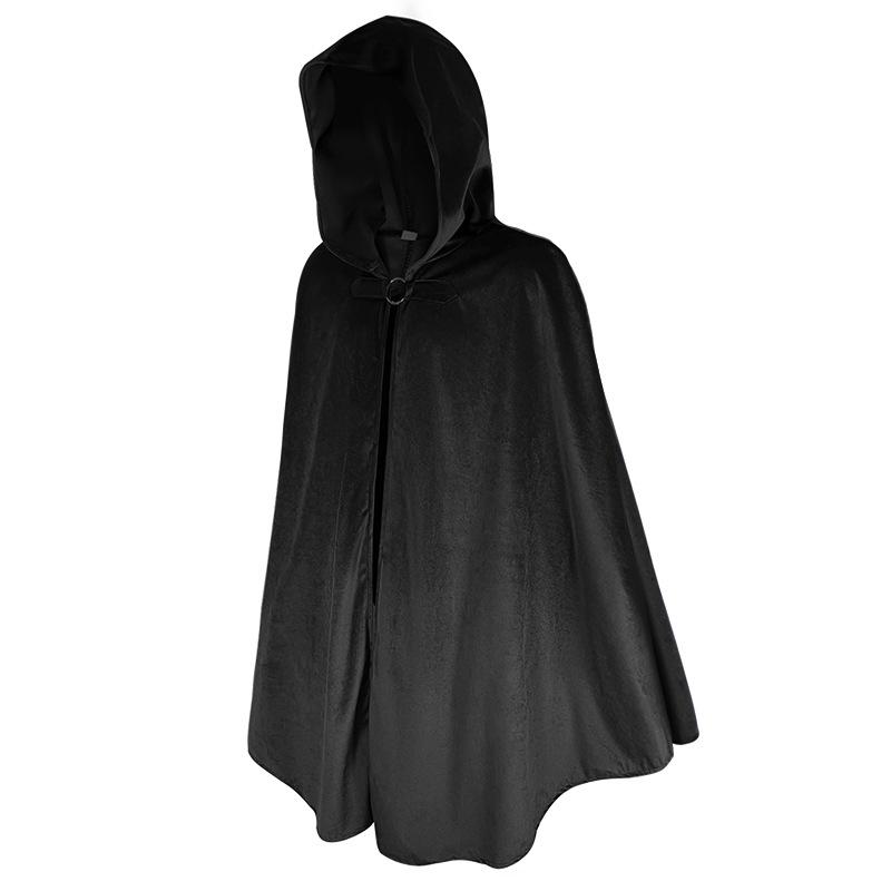 Medieval Suede Velvet Warrior Cloak Costume