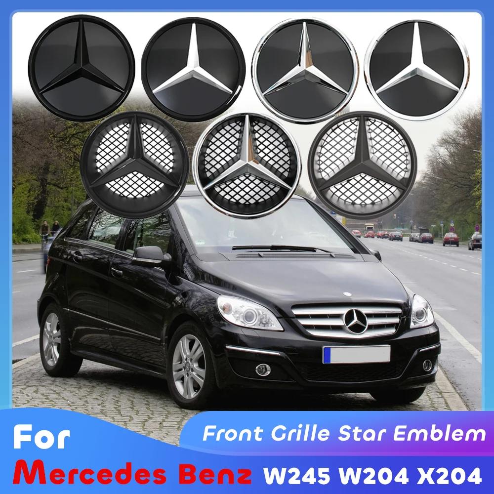 Car Front Grille Star Badge Emblem LED Logo For Mercedes Benz W204 2008-2014 W245 09-11 GLK-Class X204 08-12