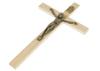 Hängendes Holzkreuz, hell 27,5 x 16,5 cm