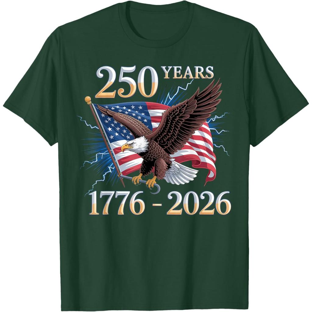 Orel a vlajka 250 let 1776-2026 250. narozeniny tričko
