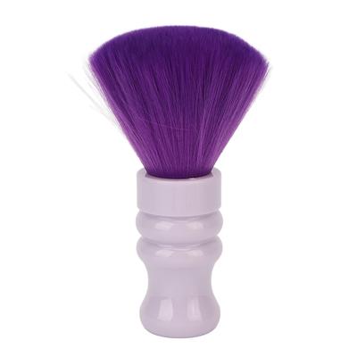 Pędzel do karku Nylonowe włosie Rękojeść ABS Miękkie narzędzie do czyszczenia twarzy z kurzu dla salonu fryzjerskiego