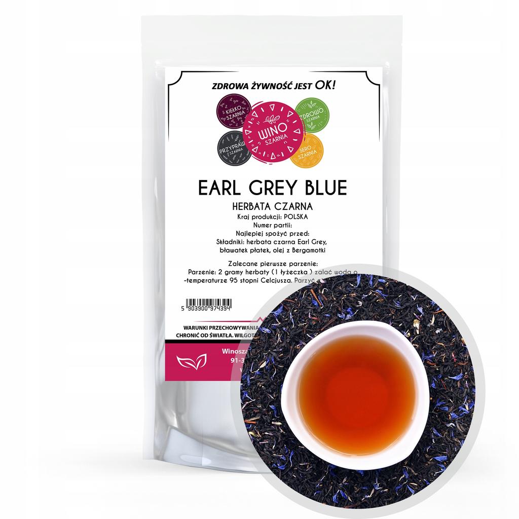 Svart te Earl Grey Blue - 500g