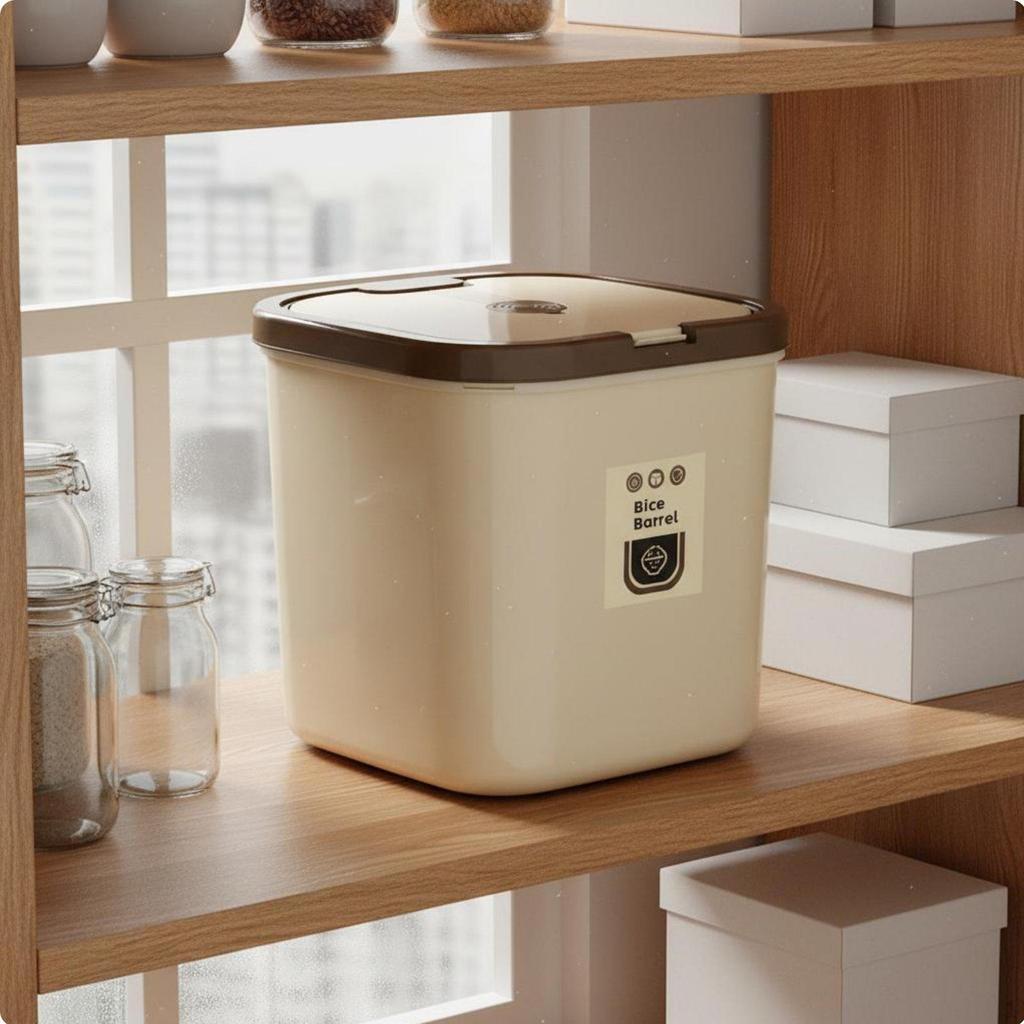 Rice Storage Container DampnessResistantResistant Large Capacity Flour Box Versatile Airtight Food