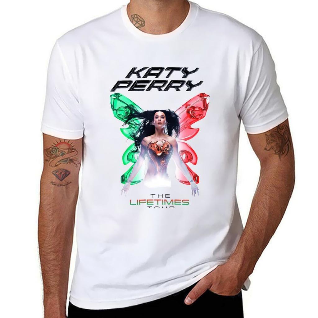 Katy Perry Lifetimes Tour Mexico Tshirt Large Size Breathable Tee Tshirt