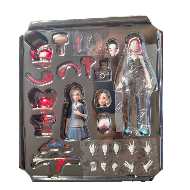 Высококачественный ПВХ материал Человек-паук Гвен Майлз Экшн-фигурка Модель