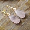 Luxury European and American new simple and high-quality natural stone tiger eye pendant earrings earrings jewelry popular jewelry