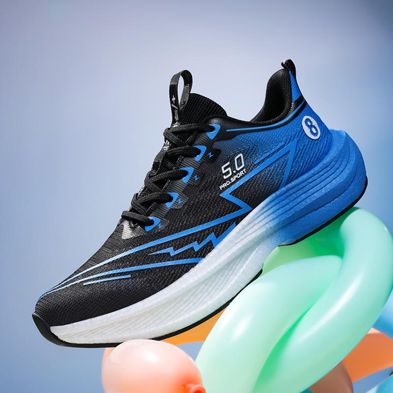 New youth student sports shoes men's carbon board popcorn sports and leisure shoes men's shoes middle school entrance examination for older children