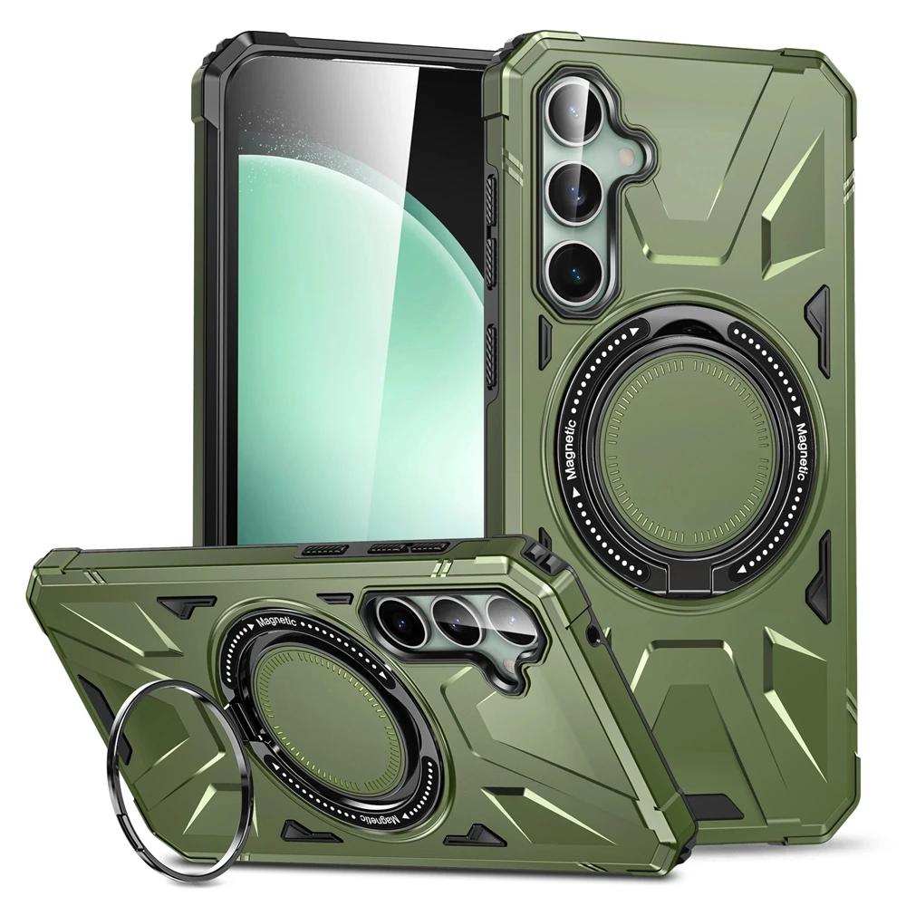 Case for Samsung Galaxy S24 S23 A14 A54 A55 A34 A15 4G 5G Stand Ring Magnetic Ring Holder Protection Stands Covers