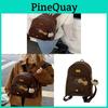 Cartoon Leopard Print Pu Backpack With Padded Straps For Casual Day Use