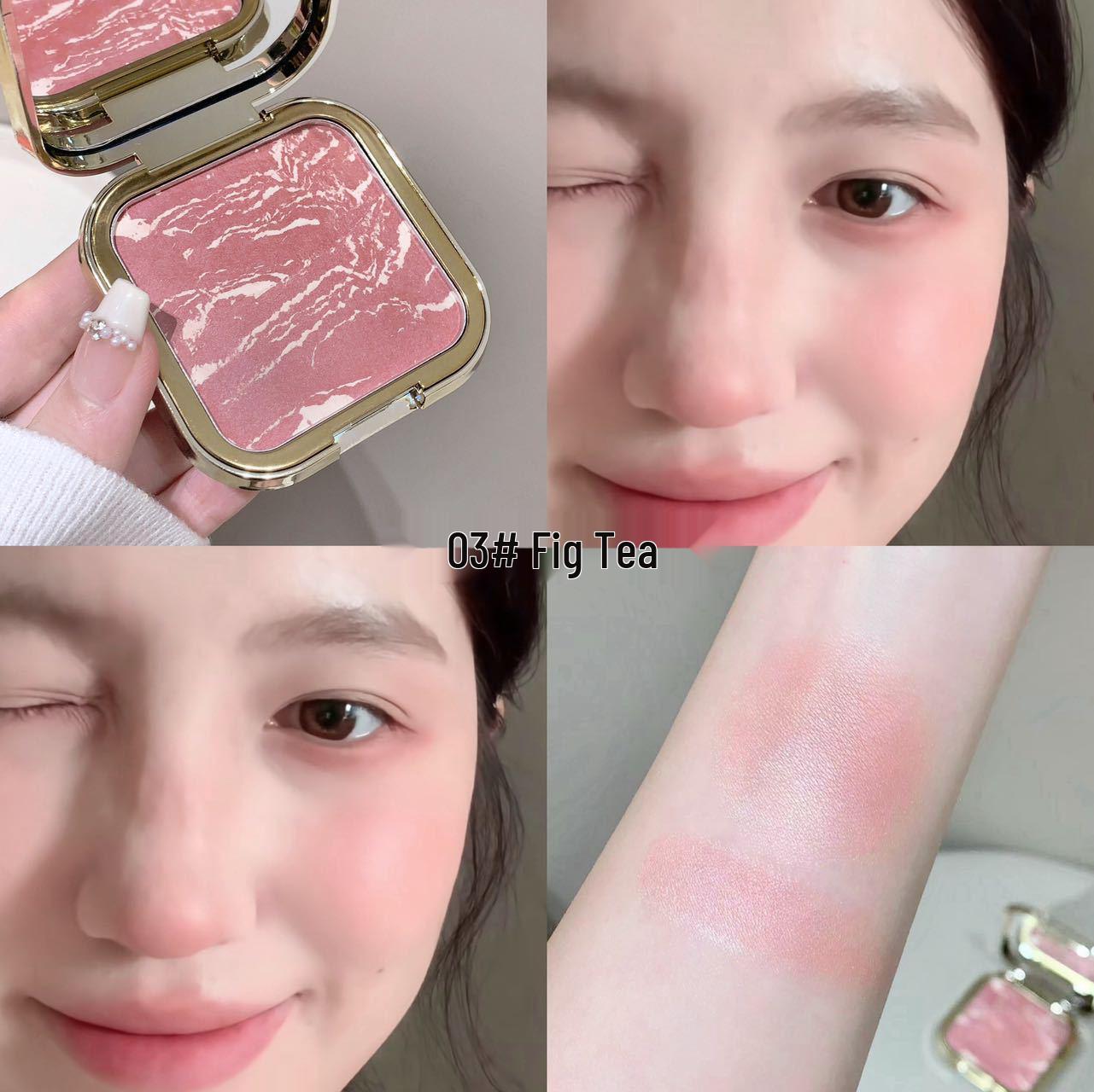 Kakashow Мягкие осветляющие румяна: Натуральный матовый градиент, Стойкий, Водонепроницаемый.