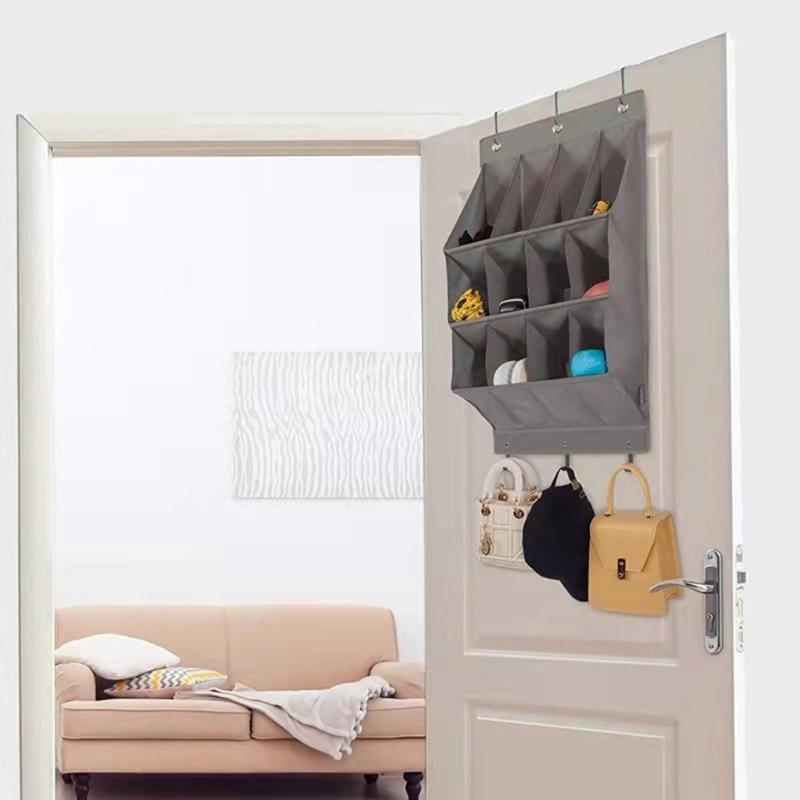 Elegant 15 Pocket Over Door Hanging Storage Bag Multifunctional 15 Pocket Shoe Organizers for Over the Door Use