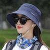 Fisherman Hat Summer Outdoor Sun Protection Breathable Wide Brim For Women