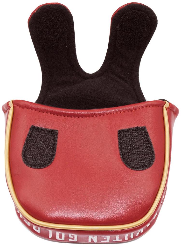 LEZAX Tohoku Rakuten Golden Eagles Putter Cover for Neo Mallet Golf, Red, REPC-5810