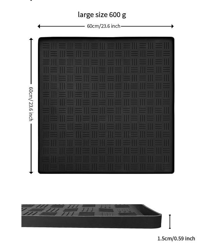 

1pc Silicone Pad for The Top Cover of The Drum Wash Machine Dust Cover Protective Pad for The Dryer Household Daily Necessities 60x60cm