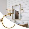 Hand Towel Holder Bathroom Towel Hook Ring With Candle Stand Rustic Elegant Decorative Creative Rack For Bath Kitchen