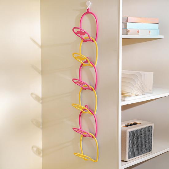 6Pcs Hat Storage Racks Scarf Bag Organizer Strong Load-bearing Easy To Install Space-Saving Baseball Cap Hanger